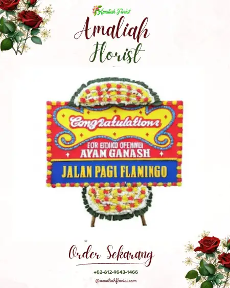 Sewa Papan Bunga Taringgul Tengah